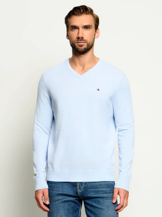 Zdjęcie produktu Tommy Hilfiger Sweter | Regular Fit błękitny