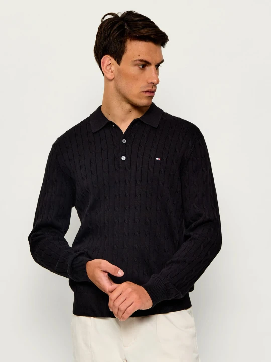 Zdjęcie produktu Tommy Hilfiger Sweter | Regular Fit czarny