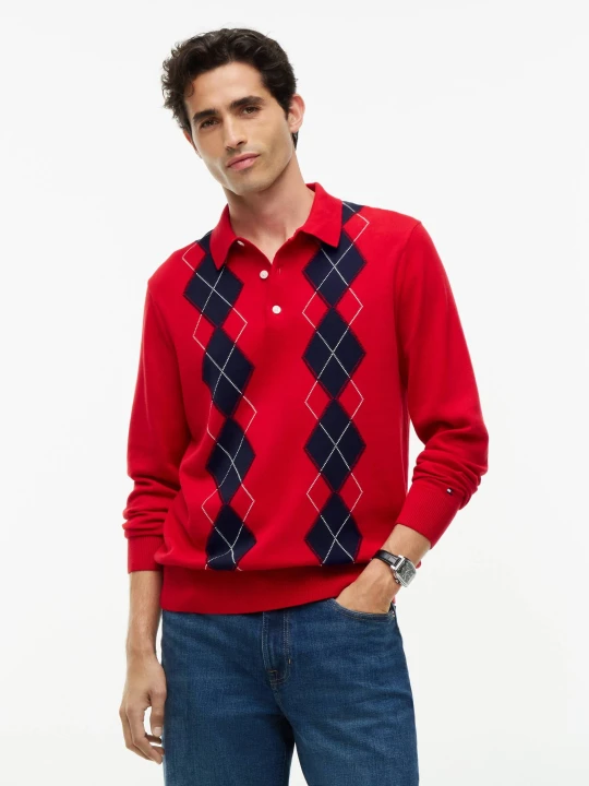 Zdjęcie produktu Tommy Hilfiger Sweter | Regular Fit czerwony