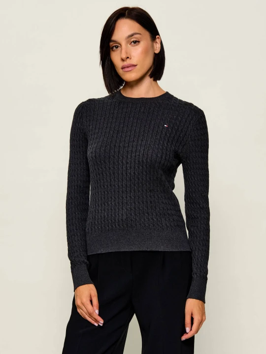 Zdjęcie produktu Tommy Hilfiger Sweter | Regular Fit grafitowy