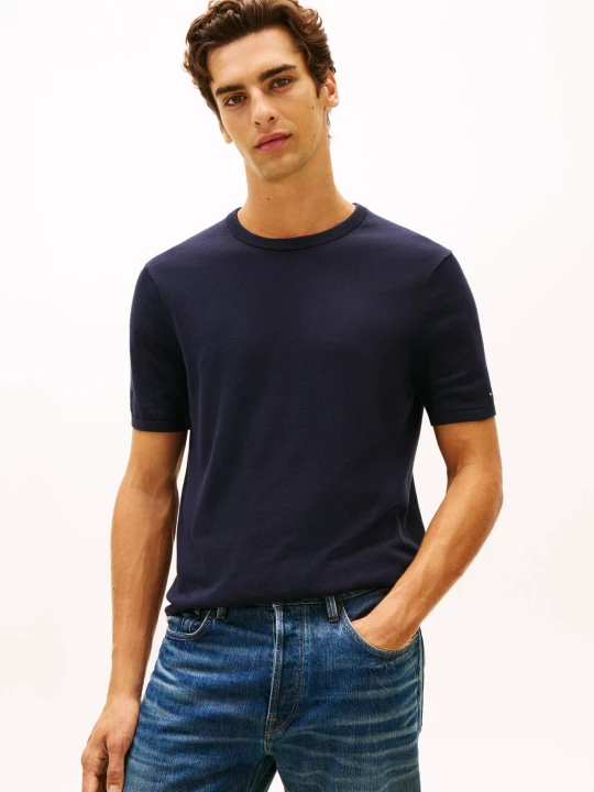 Zdjęcie produktu Tommy Hilfiger Sweter | Relaxed fit granatowy