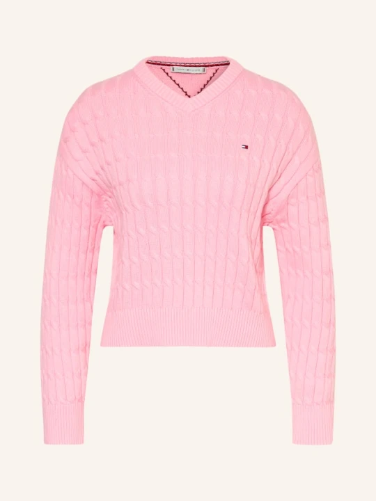 Zdjęcie produktu Tommy Hilfiger Sweter rosa RÓŻOWY