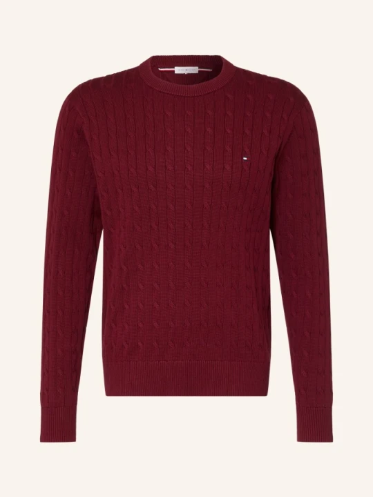 Zdjęcie produktu Tommy Hilfiger Sweter rot CIEMNOCZERWONY