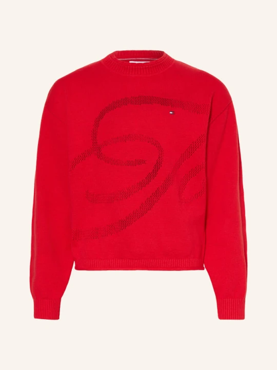 Zdjęcie produktu Tommy Hilfiger Sweter rot CZERWONY