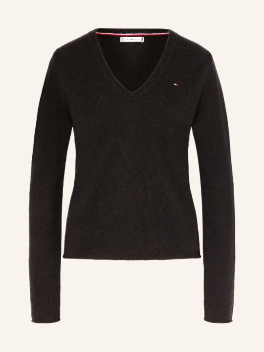 Zdjęcie produktu Tommy Hilfiger Sweter schwarz CZARNY