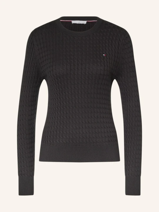 Zdjęcie produktu Tommy Hilfiger Sweter schwarz CZARNY