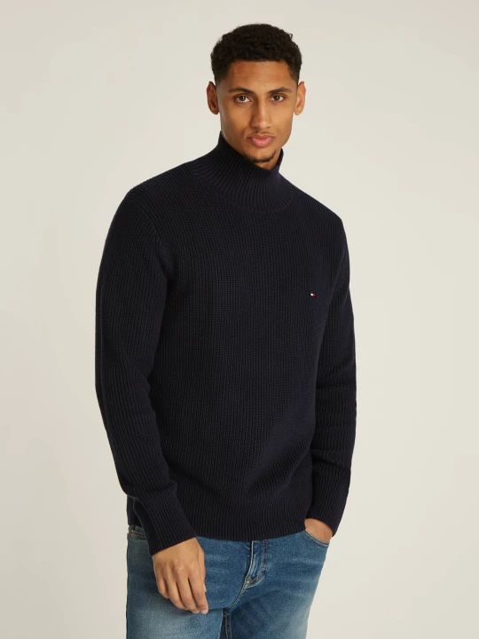 Zdjęcie produktu Tommy Hilfiger Sweter | Slim Fit granatowy