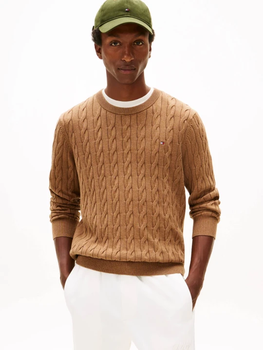 Zdjęcie produktu Tommy Hilfiger Sweter TH x F.C. Liverpool | Regular Fit brązowy