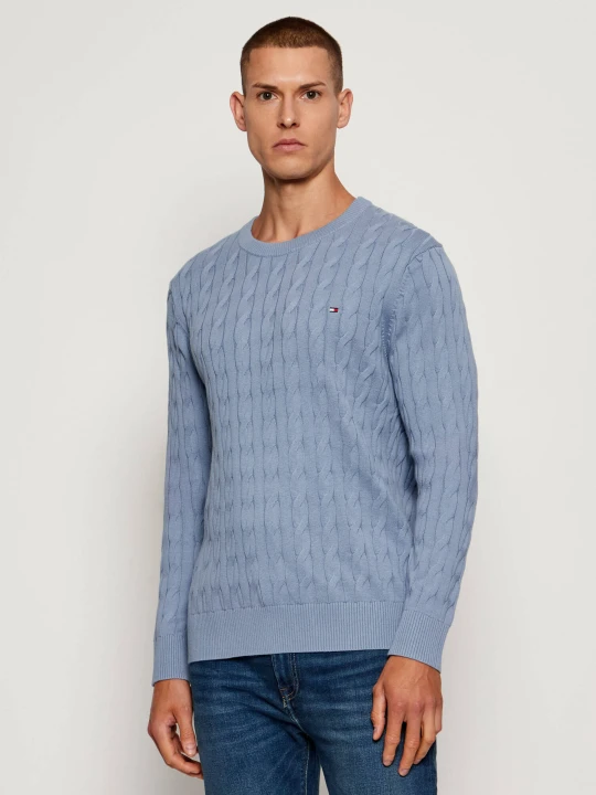Zdjęcie produktu Tommy Hilfiger Sweter TH x F.C. Liverpool | Regular Fit niebieski