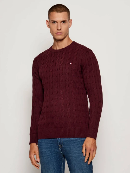 Zdjęcie produktu Tommy Hilfiger Sweter TH x F.C. Liverpool | Regular Fit bordowy