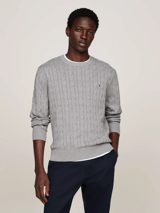 Zdjęcie produktu Tommy Hilfiger Sweter TH x F.C. Liverpool | Regular Fit szary