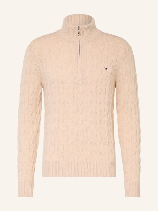 Zdjęcie produktu Tommy Hilfiger Sweter Typu Troyer beige