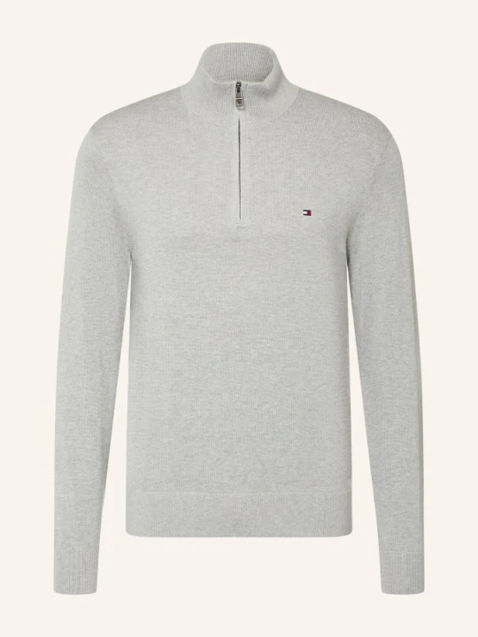 Zdjęcie produktu Tommy Hilfiger Sweter Typu Troyer grau JASNOCZARY
