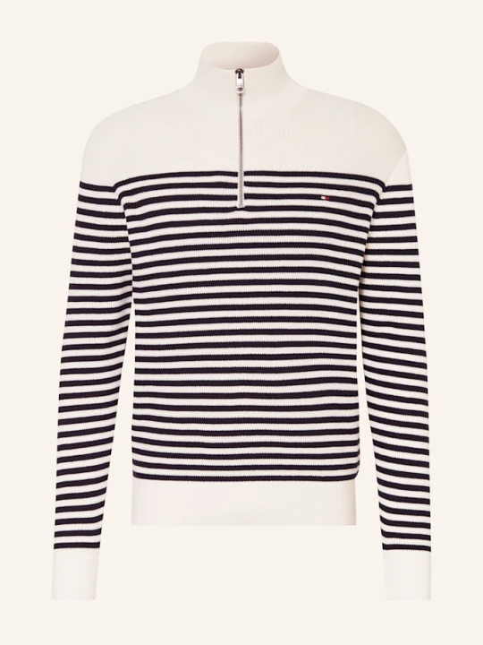 Zdjęcie produktu Tommy Hilfiger Sweter Typu Troyer Racking weiss