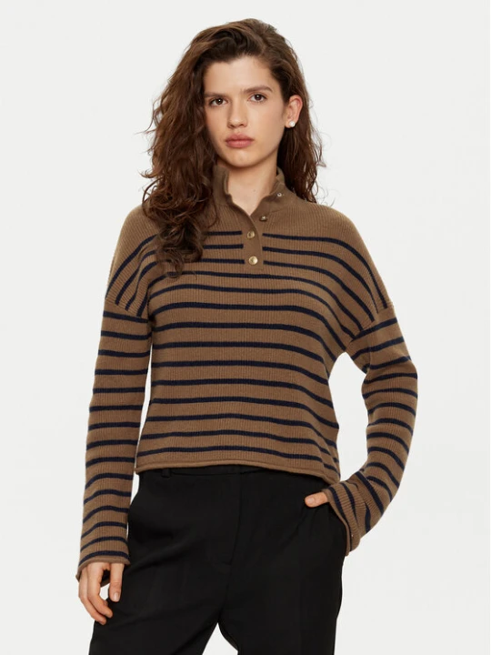 Zdjęcie produktu Tommy Hilfiger Sweter WW0WW44981 Brązowy Relaxed Fit