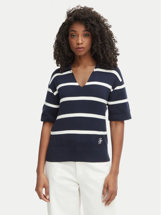 Zdjęcie produktu Tommy Hilfiger Sweter WW0WW45400 Granatowy Regular Fit