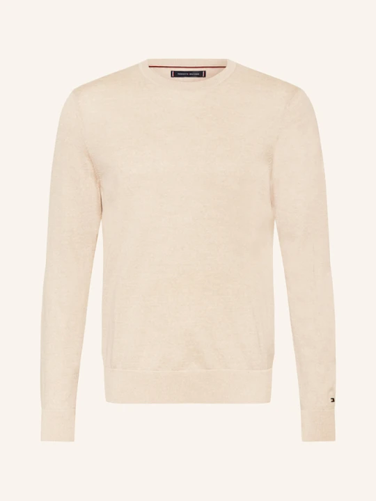 Zdjęcie produktu Tommy Hilfiger Sweter Z Wełny Merino weiss KREMOWY
