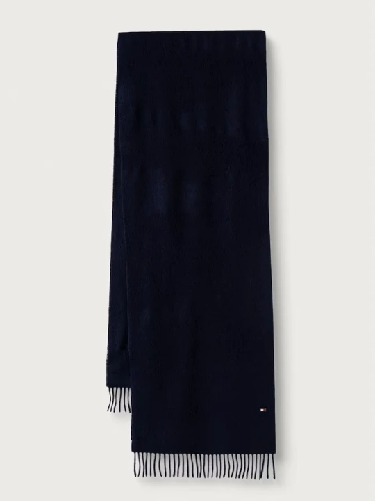 Zdjęcie produktu Tommy Hilfiger szalik męski kaszmirowy granatowy
