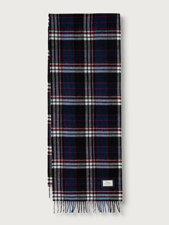 Zdjęcie produktu Tommy Hilfiger szalik męski wełniany czarny
