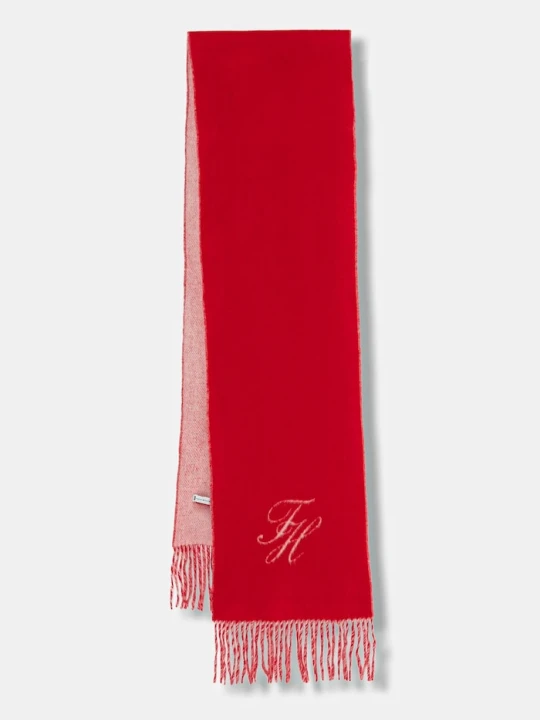 Zdjęcie produktu Tommy Hilfiger szalik wełniany czerwony