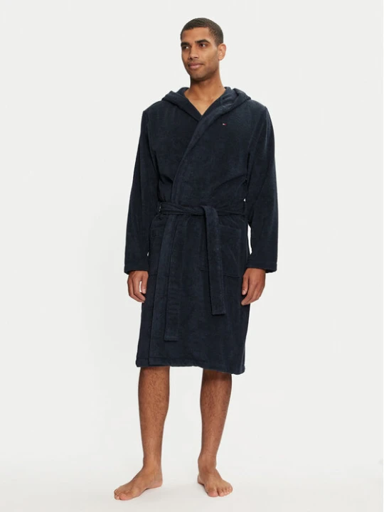 Zdjęcie produktu Tommy Hilfiger Szlafrok 2S87905573416 Granatowy