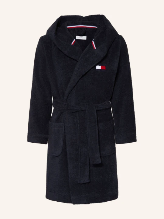 Zdjęcie produktu Tommy Hilfiger Szlafrok Unisex Heritage blau GRANATOWY