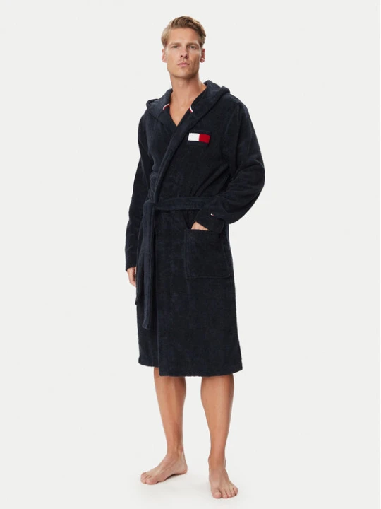 Zdjęcie produktu Tommy Hilfiger Szlafrok UU0UU00123 Granatowy