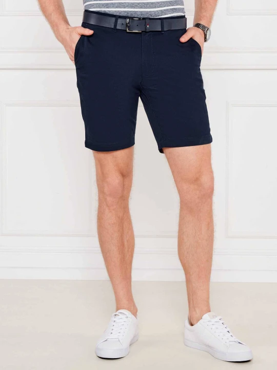 Zdjęcie produktu Tommy Hilfiger Szorty chino BROOKLYN 1985 | Slim Fit granatowy