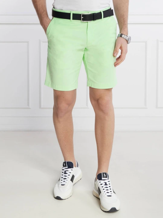Zdjęcie produktu Tommy Hilfiger Szorty chino BROOKLYN 1985 | Slim Fit limonkowy