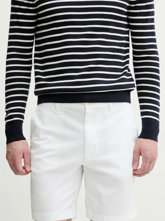 Zdjęcie produktu Tommy Hilfiger szorty chino męskie bawełniane z elastanem biały