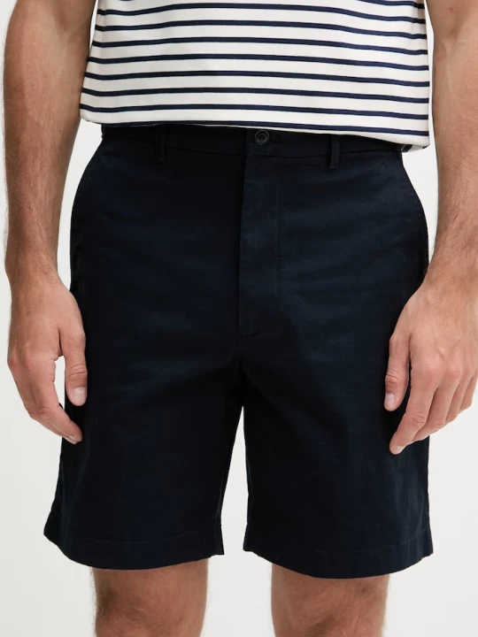 Zdjęcie produktu Tommy Hilfiger szorty chino męskie bawełniane z elastanem granatowy