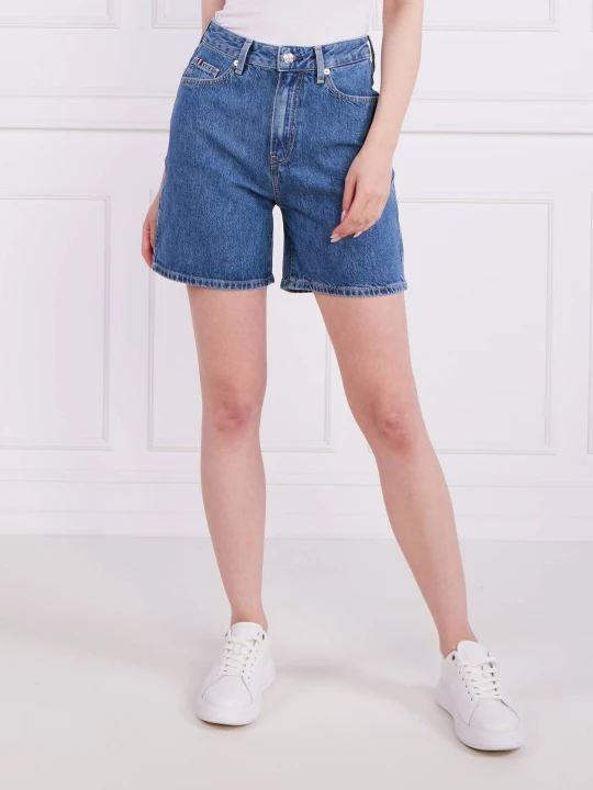 Zdjęcie produktu Tommy Hilfiger Szorty DNM FLARE SHORT HW JUNE | Regular Fit | denim granatowy