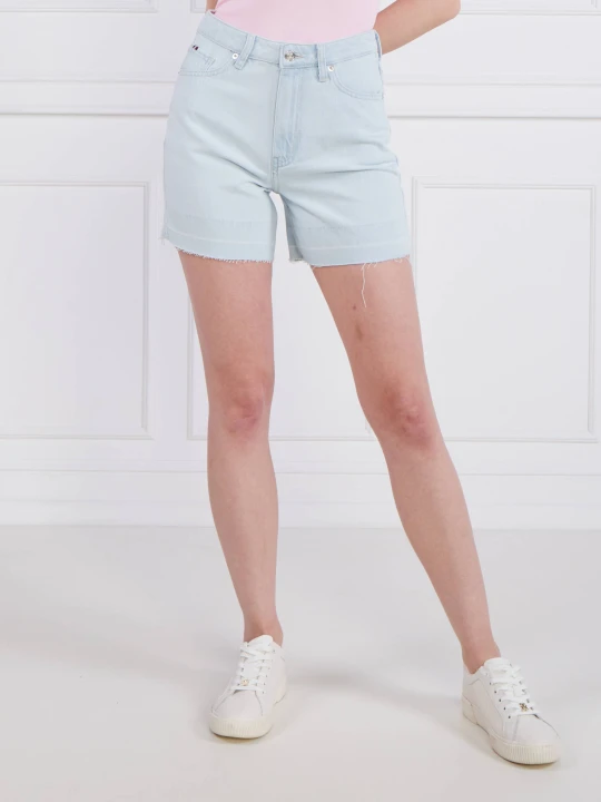 Zdjęcie produktu Tommy Hilfiger Szorty DNM STRAIGHT SHORT HW KIRA | Regular Fit błękitny