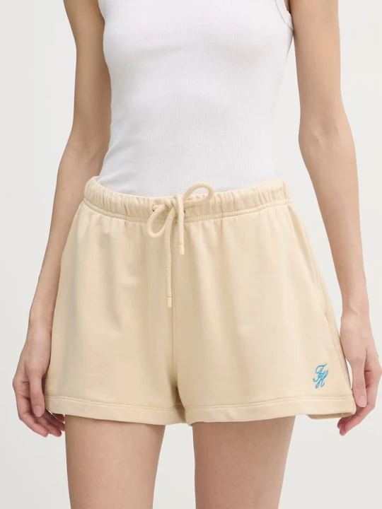 Zdjęcie produktu Tommy Hilfiger szorty dresowe damskie beżowy