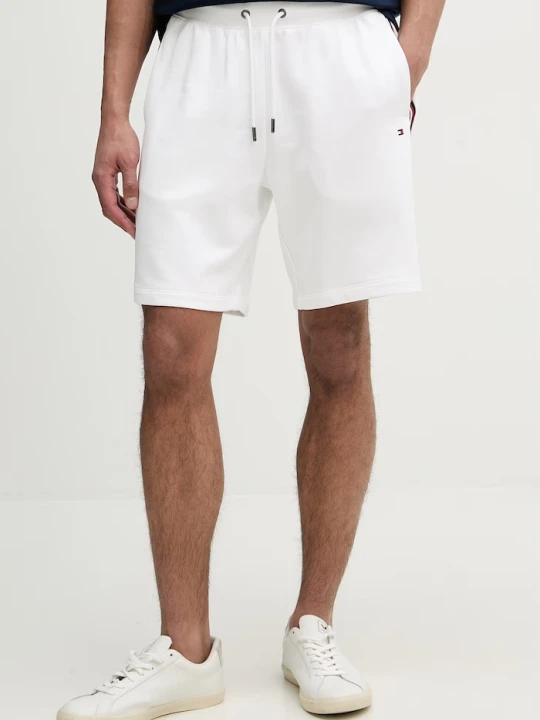 Zdjęcie produktu Tommy Hilfiger szorty dresowe męskie bawełniane biały