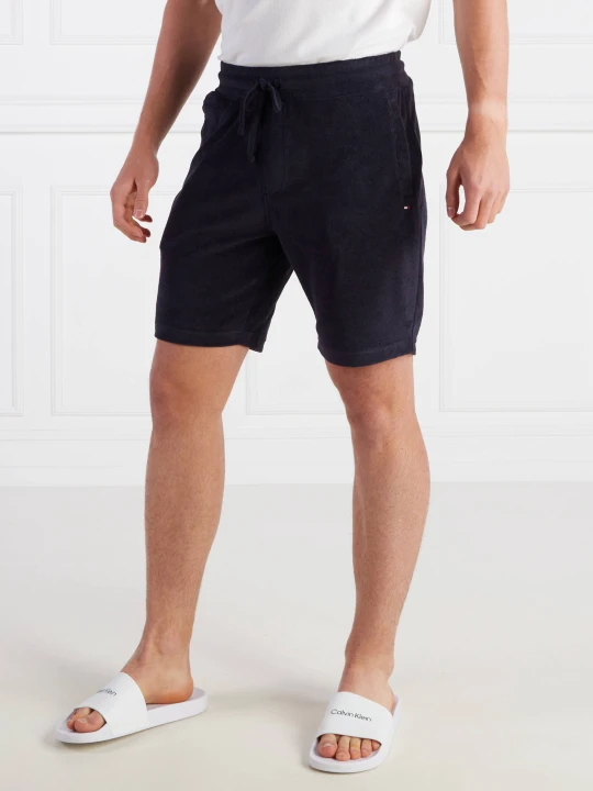 Zdjęcie produktu Tommy Hilfiger Szorty Heavyweight Knits | Regular Fit granatowy