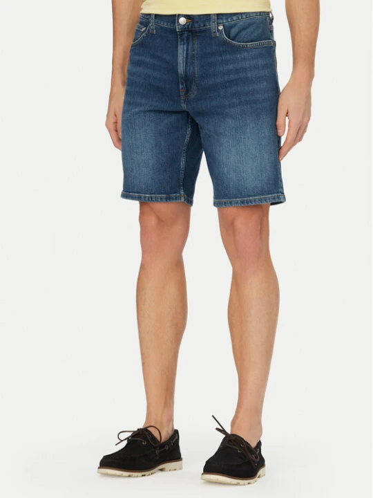 Zdjęcie produktu Tommy Hilfiger Szorty jeansowe Denton MW0MW42558 Granatowy Straight Leg