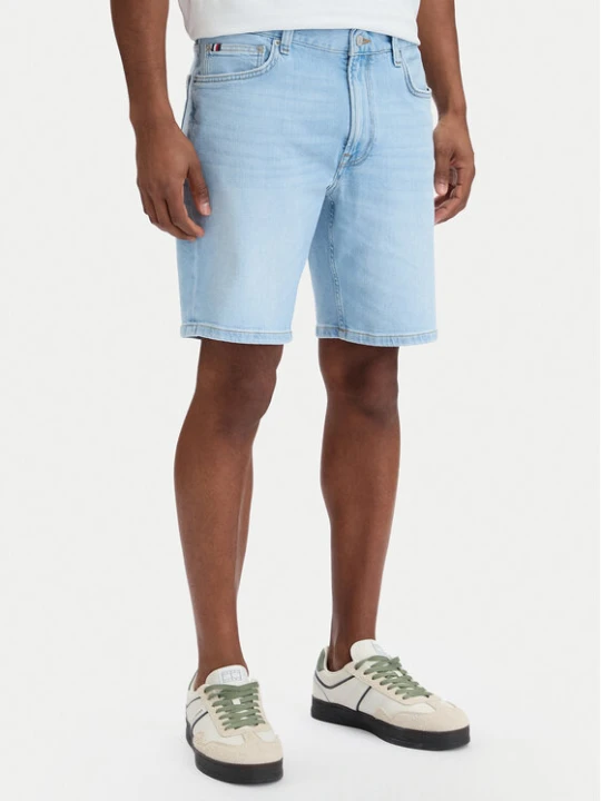 Zdjęcie produktu Tommy Hilfiger Szorty jeansowe Denton MW0MW42625 Niebieski Straight Fit