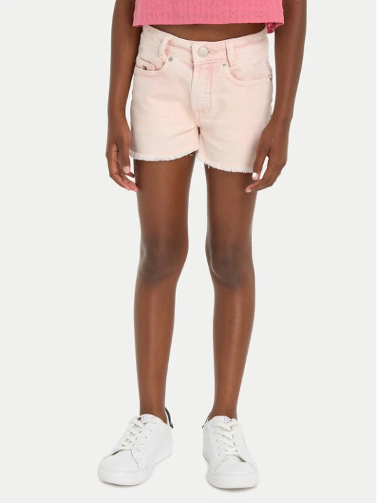 Zdjęcie produktu Tommy Hilfiger Szorty jeansowe Harper KG0KG07918 Różowy Relaxed Fit