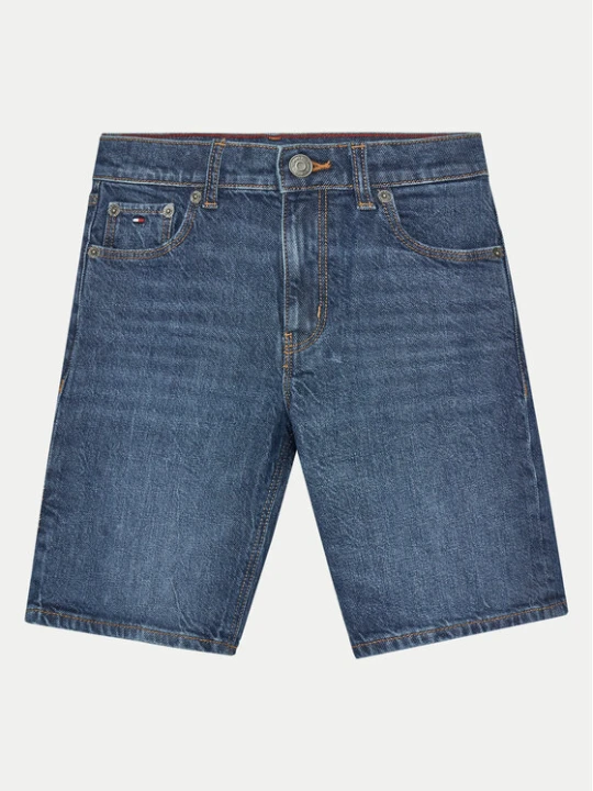Zdjęcie produktu Tommy Hilfiger Szorty jeansowe KB0KB09322 Granatowy Regular Fit