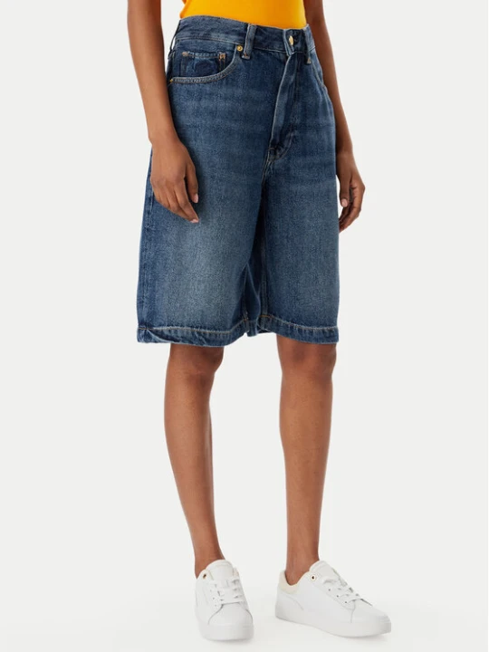 Zdjęcie produktu Tommy Hilfiger Szorty jeansowe WW0WW48597 Niebieski Relaxed Fit