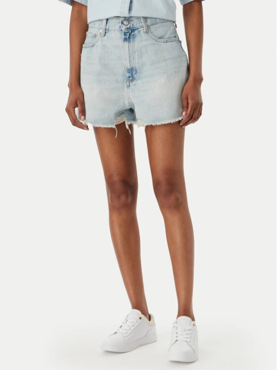 Zdjęcie produktu Tommy Hilfiger Szorty jeansowe WW0WW49578 Niebieski Wide Fit