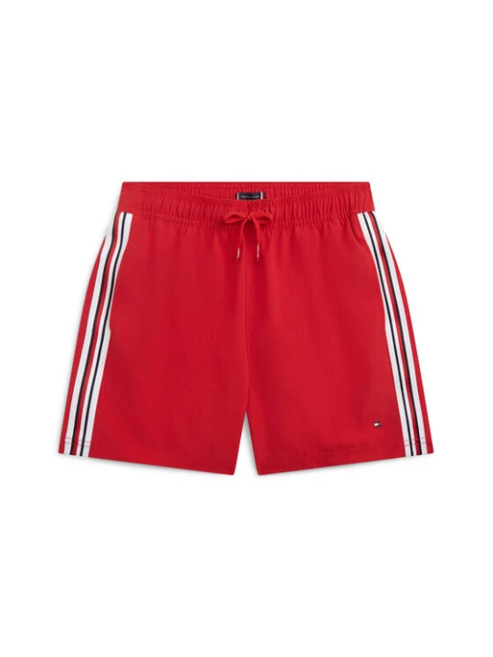 Zdjęcie produktu Tommy Hilfiger Szorty kąpielowe Global Stripe UB0UB00590 Czerwony jasny Regular Fit