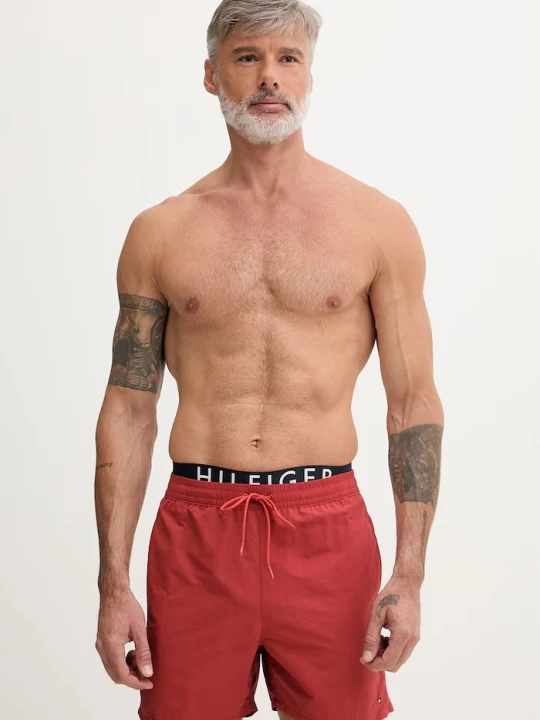 Zdjęcie produktu Tommy Hilfiger Szorty kąpielowe męskie pomarańczowy