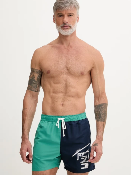 Zdjęcie produktu Tommy Hilfiger szorty kąpielowe męskie zielony