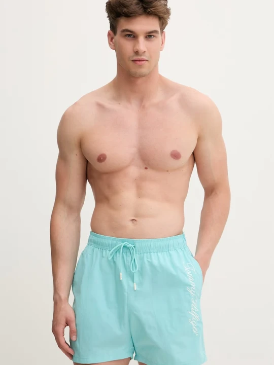 Zdjęcie produktu Tommy Hilfiger szorty kąpielowe męskie SUMMER turkusowy
