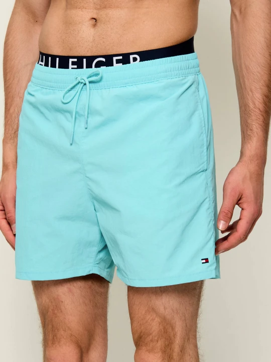 Zdjęcie produktu Tommy Hilfiger Szorty kąpielowe | Regular Fit turkusowy