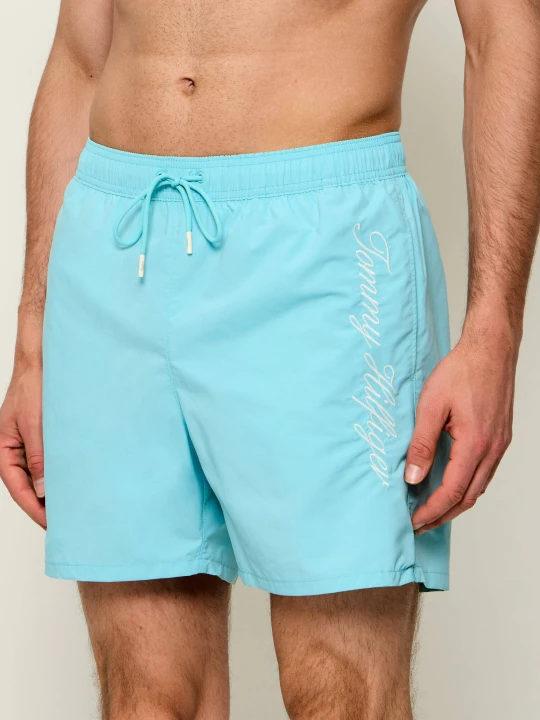 Zdjęcie produktu Tommy Hilfiger Szorty kąpielowe | Regular Fit turkusowy