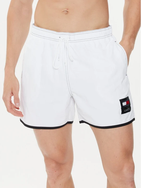 Zdjęcie produktu Tommy Hilfiger Szorty kąpielowe UM0UM03149 Biały Regular Fit