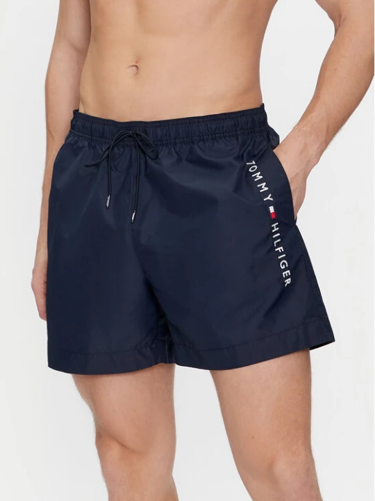 Zdjęcie produktu Tommy Hilfiger Szorty kąpielowe UM0UM03258 Granatowy Regular Fit